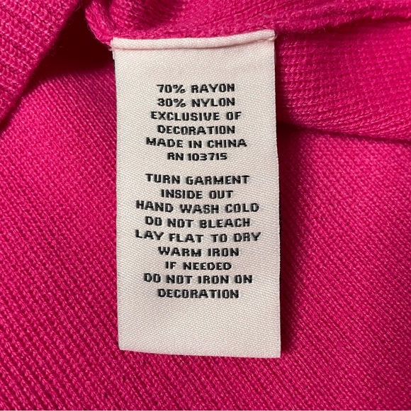 Nanette Lepore pleated sleeve pullover sweater - Picture 9 of 9